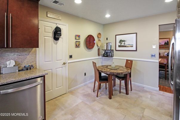 Dining room, Interior, Recessed Lighting
