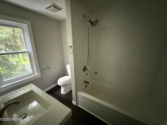 Bathroom, Interior, Wood Texture Flooring