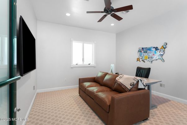 Home Office, Interior, Recessed Lighting