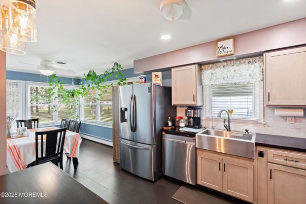 Interior, Kitchen, Recessed Lighting, Stainless Steel Appliances