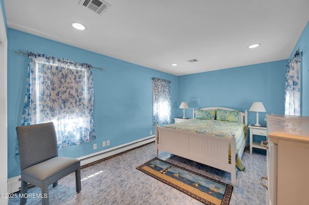 Bedroom, Interior, Recessed Lighting
