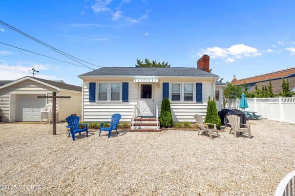 Backyard, Detached Garage, Exterior, Facade, Cape Cod