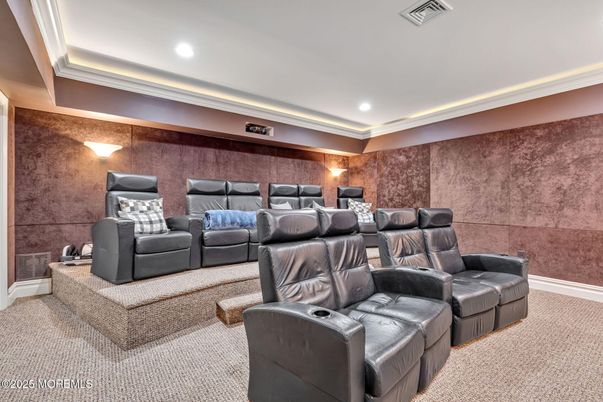 Home Theatre Room, Interior, Recessed Lighting, Theatre Room