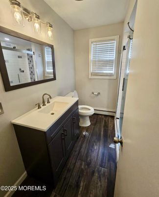 Bathroom, Interior, Wood Texture Flooring