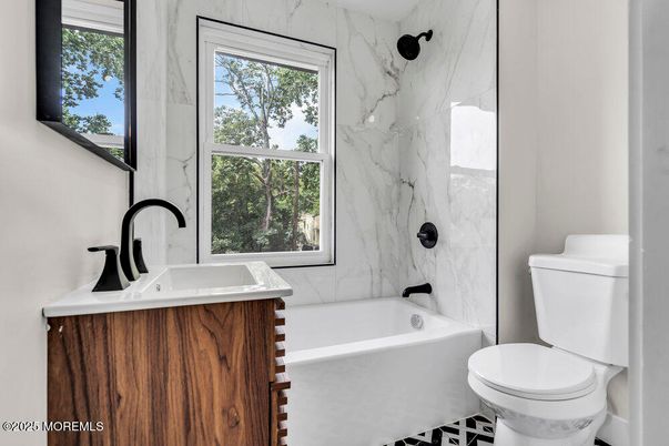 Bathroom, Interior, Marble Walls