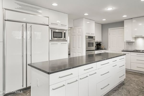 Interior, Kitchen, Recessed Lighting, Stainless Steel Appliances