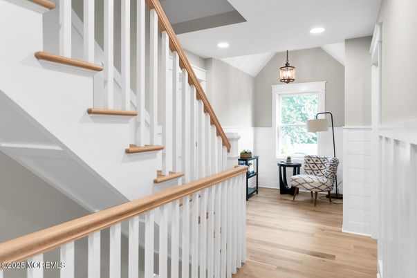 Interior, Pendant Lights, Recessed Lighting, Wood Texture Flooring