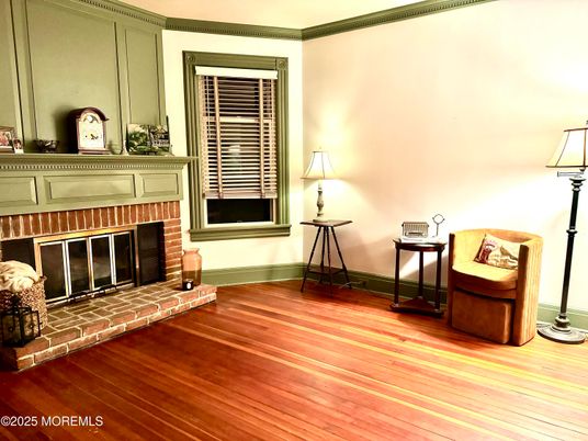 Fireplace, Interior, Wood Texture Flooring