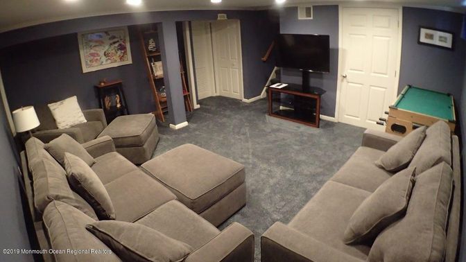 Billiard Table, Game Room, Interior, Living room, Recessed Lighting