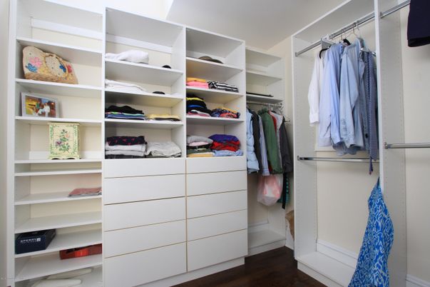 Interior, Walk-in Closets, Wood Texture Flooring