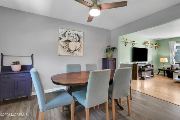 Dining room, Interior, Wood Texture Flooring