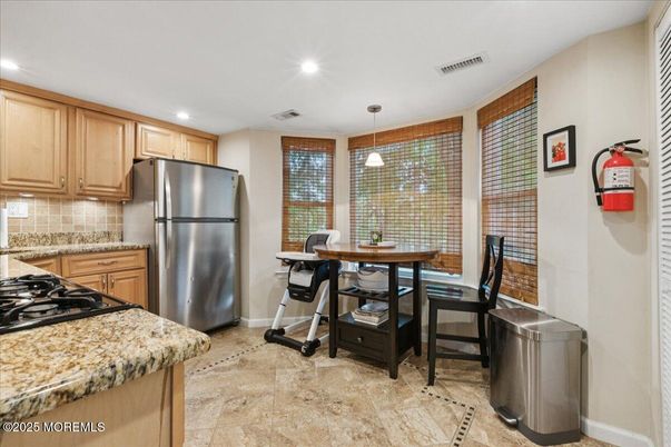 Dining room, Interior, Kitchen, Pendant Lights, Recessed Lighting