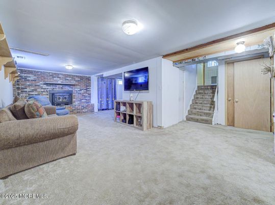 Fireplace, Interior, Living room, Stone Walls