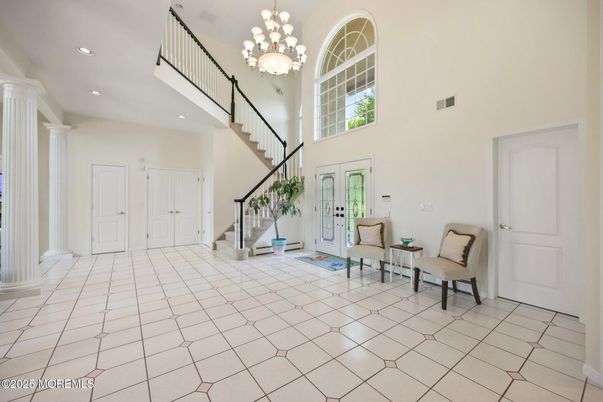 Chandelier, Interior, Recessed Lighting