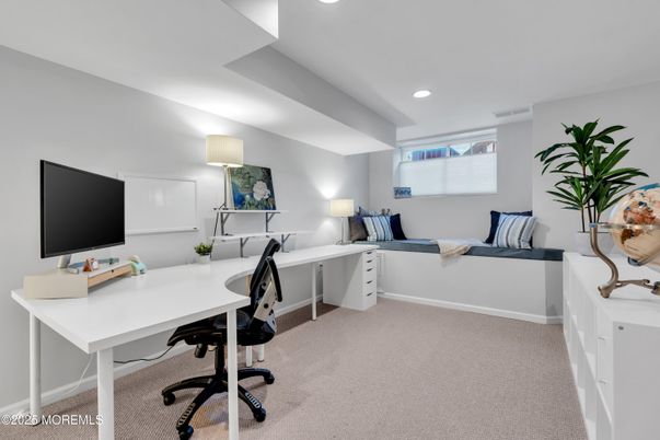 Home Office, Interior, Recessed Lighting