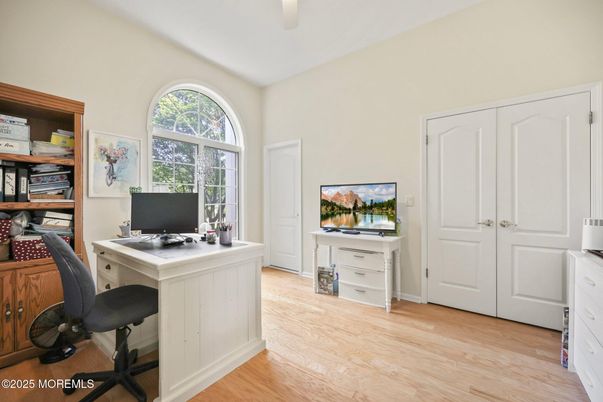 Home Office, Interior, Wood Texture Flooring