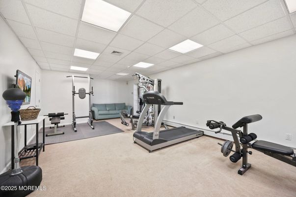 Fitness Equipment, Interior, Recessed Lighting