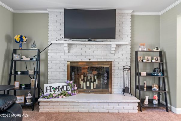 Fireplace, Interior, Stone Walls