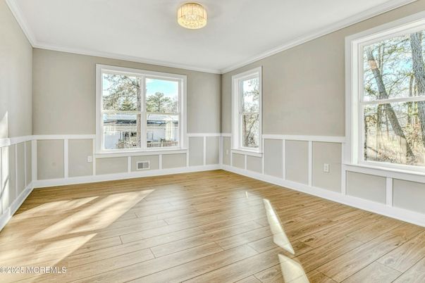 Empty room, Interior, Wood Texture Flooring