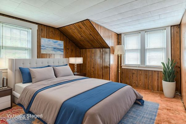 Bedroom, Interior, Wooden Walls