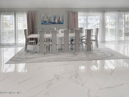 Dining room, Interior, Marble