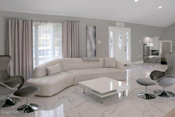 Interior, Living room, Marble, Recessed Lighting