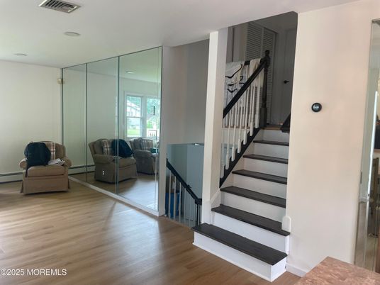 Interior, Recessed Lighting, Wood Texture Flooring