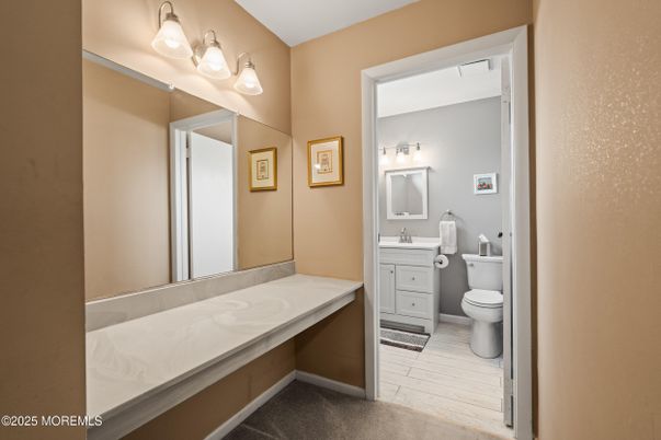 Bathroom, Interior, Wood Texture Flooring