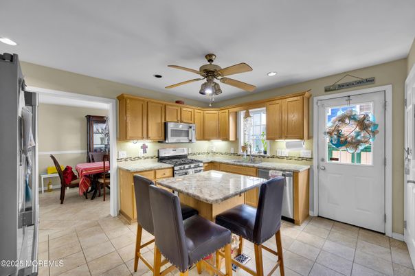 Interior, Kitchen, Recessed Lighting, Stainless Steel Appliances