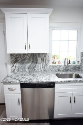 Interior, Kitchen, Marble Walls, Stainless Steel Appliances