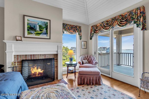 Fireplace, Interior, Water, Wood Texture Flooring