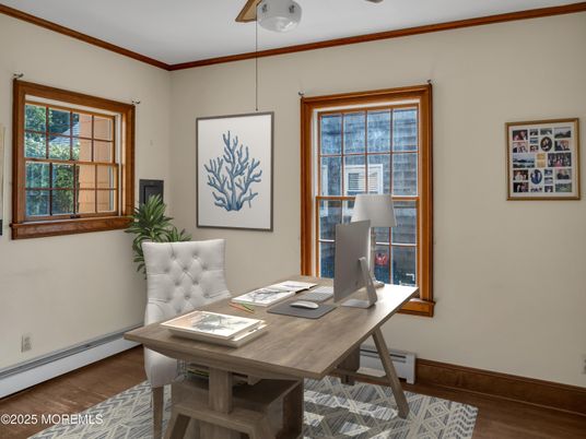 Home Office, Interior, Wood Texture Flooring
