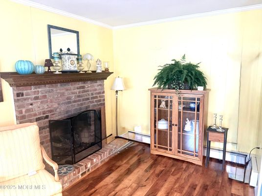 Fireplace, Interior, Wood Texture Flooring