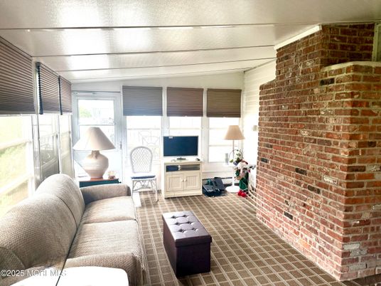 Interior, Living room, Stone Walls
