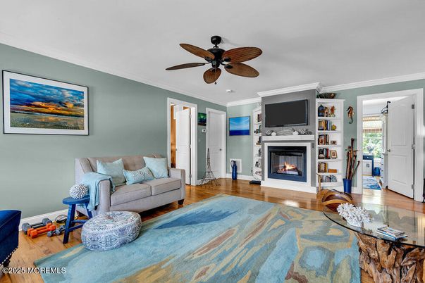 Fireplace, Interior, Wood Texture Flooring
