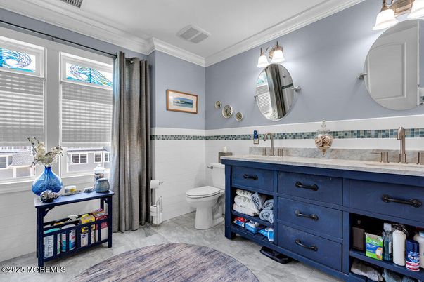 Bathroom, Dual Sink Vanities, Interior, Marble