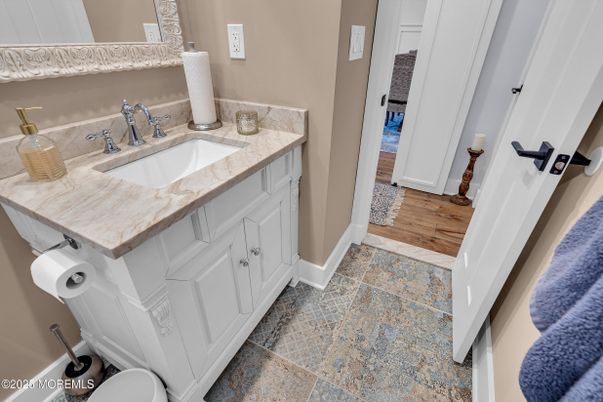 Bathroom, Interior, Wood Texture Flooring