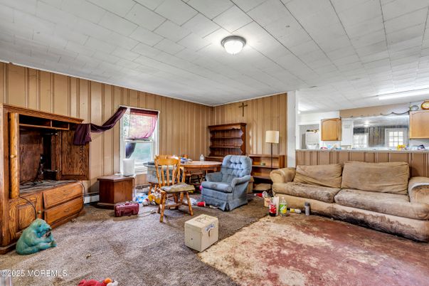 Interior, Living room, Wooden Walls