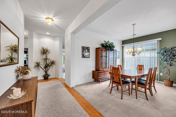 Chandelier, Dining room, Interior, Recessed Lighting
