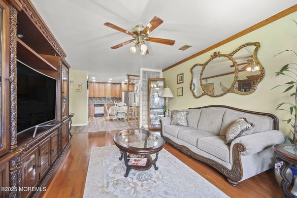 Interior, Kitchen, Living room, Wood Texture Flooring