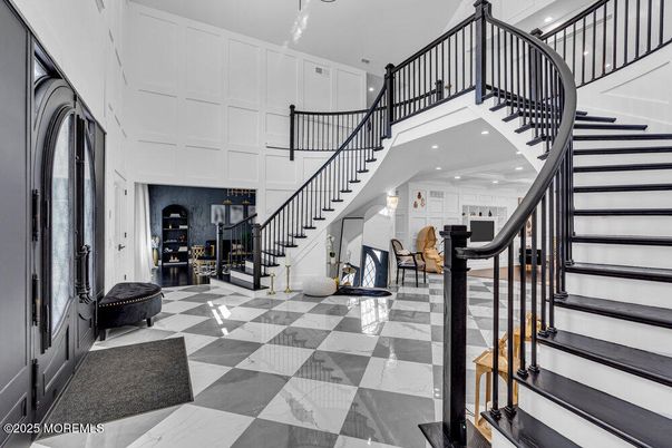Interior, Marble, Recessed Lighting