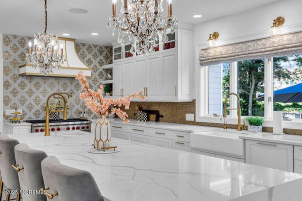 Chandelier, Interior, Kitchen, Recessed Lighting