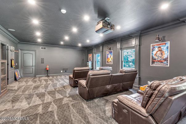 Home Theatre Room, Interior, Projection Screen, Recessed Lighting, Theatre Room