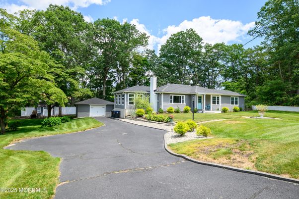 Detached Garage, Exterior, Facade, Ranch