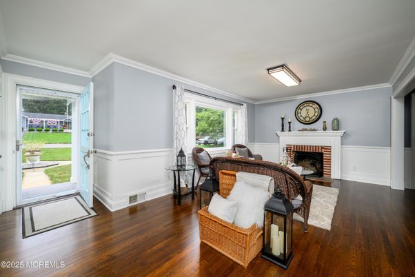 Fireplace, Interior, Wood Texture Flooring