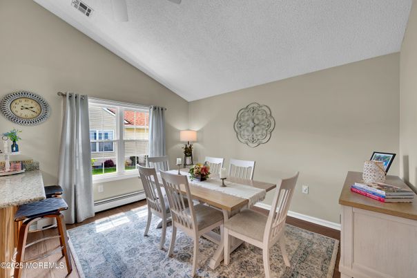 Dining room, Interior, Wood Texture Flooring