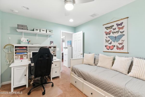 Bedroom, Home Office, Interior, Recessed Lighting