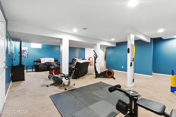 Fitness Equipment, Interior, Recessed Lighting