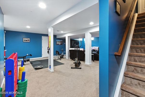 Fitness Equipment, Interior, Recessed Lighting