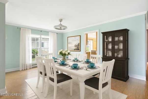Dining room, Interior, Wood Texture Flooring